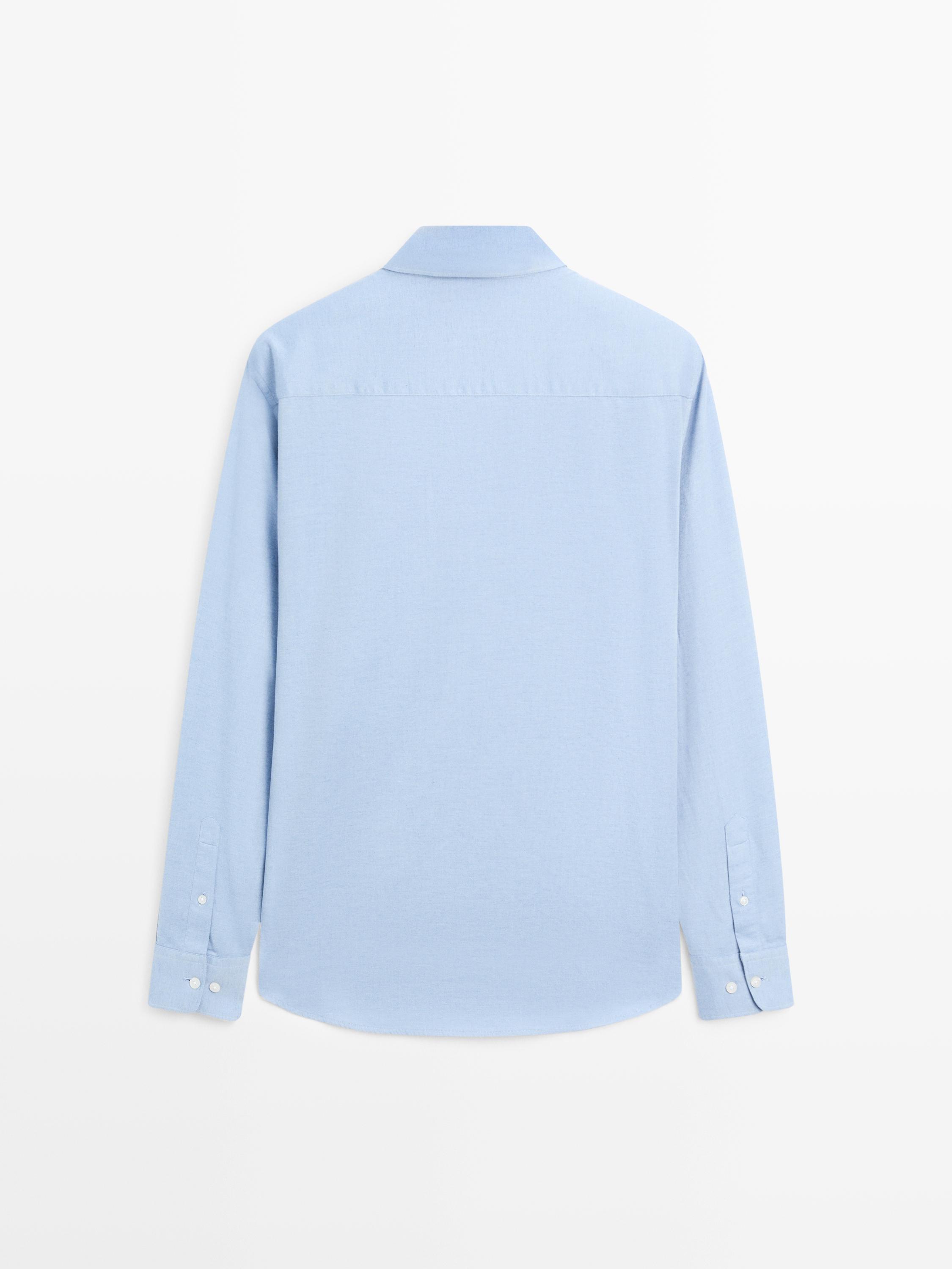 Regular fit twill shirt